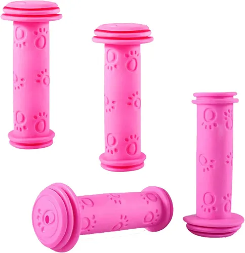 Miniatura 6 de 2 pares de empuñaduras para manillar de bicicleta, empuñaduras de goma antideslizantes para BMX/MTB/niños y niñas Scooter Bicicletas Grips