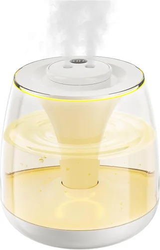 Humidificadores para dormitorio, 3 L de llenado superior de niebla fría 40 horas de tiempo súper largo, 23 dB silencioso, humidificador de bebé,