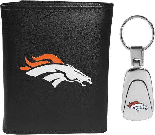 Miniatura 27 de Siskiyou Sports NFL unisex Tri-fold Wallet & Steel Key Chain