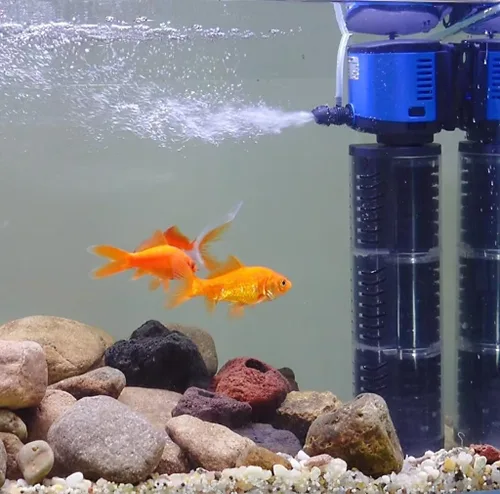 TARARIUM Filtro de Acuario 260GPH para Tanque de Peces de 30-75 Galones, Filtración Interna Sumergible Bioquímica Silenciosa Bomba Potente de