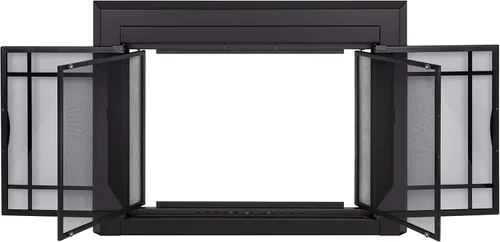 Miniatura 4 de Pantalla de vidrio para agradable fogata Hearth EA-5010 Easton, negro medianoche., EA-5012