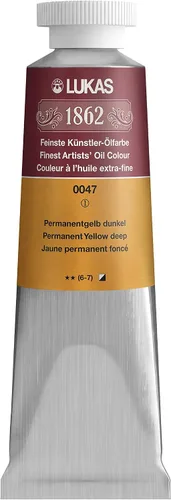 Miniatura 95 de Lukas 1862 Pintura al Óleo para Artistas Profesionales - Colores Tierra Amarillentos, 37 mL - Juego de 4 - Destacada Resistencia a la Luz, Sin