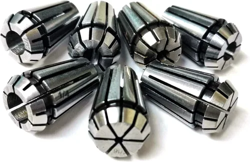 Miniatura 19 de Juego de pinzas de resorte Er11, portabrocas ER11 de 1/8 pulgadas y 1/4 pulgadas para máquina de grabado CNC y herramienta de torno de fresado