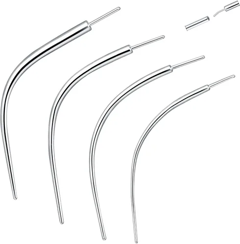 Xpircn 20G 18G 16G 14G Threadless Piercing Taper Stainless Steel Piercing Taper Insertion Pin for Nose Lip Monroe Ear Tragus Helix Push in Body