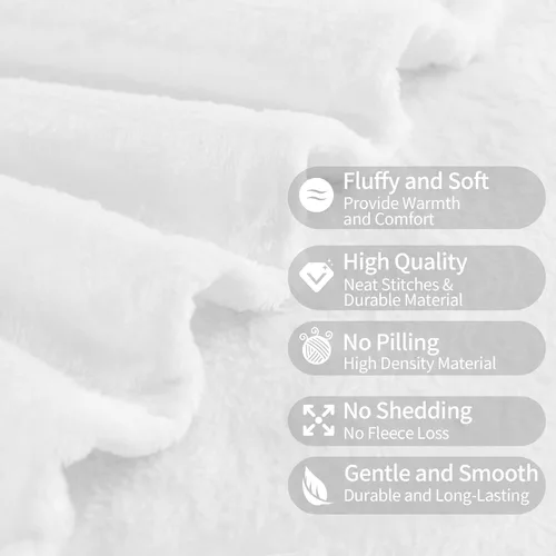 Miniatura 2 de Manta de terciopelo ultrasuave, colcha ligera para cama, sofá, forro polar duradero para decoración del hogar, alfombra lujosa de 80 x 60 pulgadas
