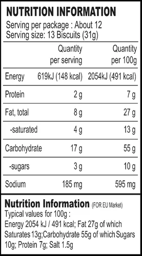 Miniatura 5 de Britannia Crackers 50 50 Maska Chaska Biscuit 13.12oz (372g) - Sumergido en mantequilla y con pimienta - Deliciosas, ligeras y crujientes galletas