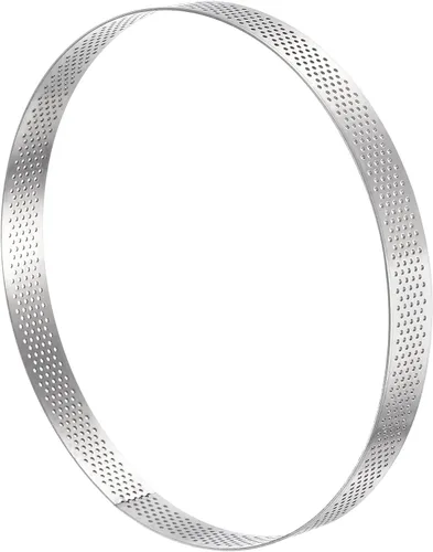 Miniatura 9 de uxcell Anillos Pequeños de Acero Inoxidable para Pasteles, Anillo Perforado de Mousse para Pastel de Cocina Horneado Resistente al Calor, 2.5