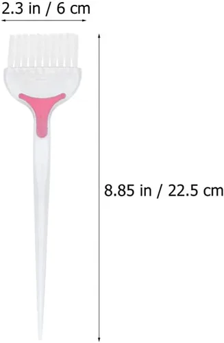 Miniatura 6 de Beaupretty Cepillo de tinte para el cabello de 8.85 pulgadas, cepillo de cerdas suaves para coloración del cabello para salón y uso doméstico, peine