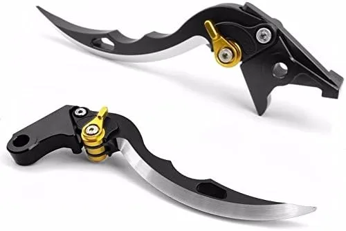 CNC Palancas de embrague de freno de la hoja ajustable para Kawasaki ZX6R/ZX636R ZX6RR 2000 – 2004 ZX10R 2004 – 2005 Z1000 2003 – 2006 VERSYS 1000
