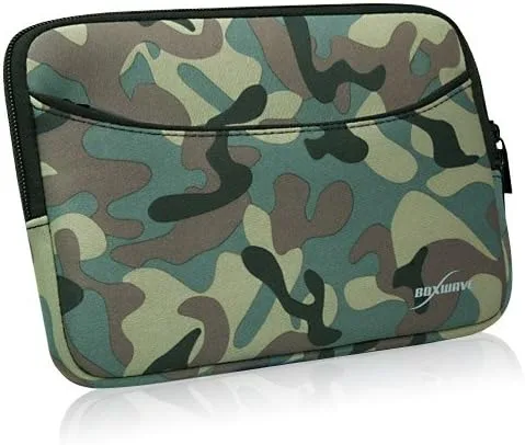 Miniatura 2 de BoxWave Funda compatible con Elgato Stream Deck XL - Traje de camuflaje con bolsillo, bolsillo de neopreno con cremallera para almacenamiento