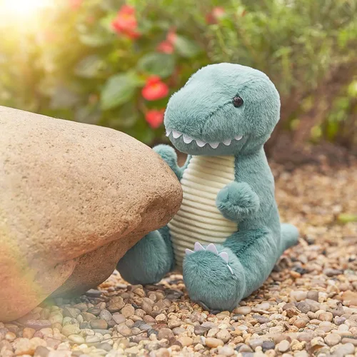 Miniatura 5 de TCBunny Peluche de dinosaurio bebé de 12 pulgadas, regalos para cumpleaños, San Valentín, Navidad (T-Rex, azul) (BPT-0008-BL)
