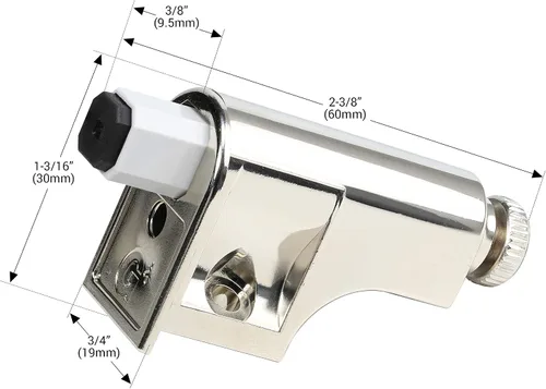 Miniatura 8 de Rok Hardware Amortiguador de cierre suave para puertas de gabinete/Compacto/Adaptador de cierre suave para gabinete/herramienta/bisagra con acabado