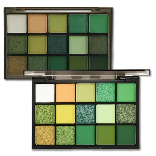 Miniatura 21 de Erinde Paleta de maquillaje de sombra de ojos de 9 colores con purpurina y lavanda brillante y mate, violeta, malva, púrpura oscura, plateado