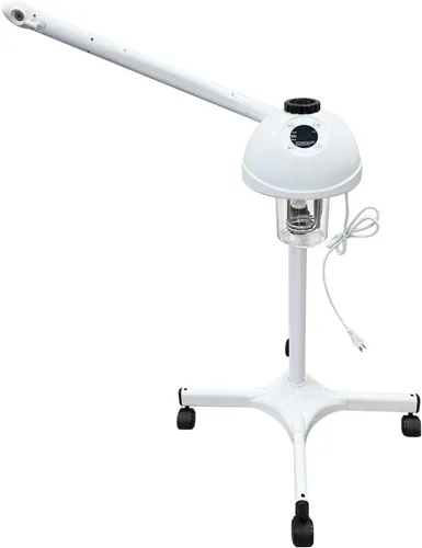 Miniatura 11 de Vaporizador facial profesional 2 en 1 para cara, lámpara de aumento LED 5X, vaporizador facial de ozono caliente para esteticista belleza,