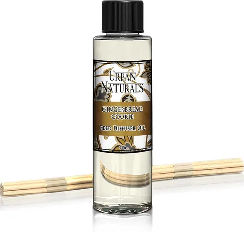 Miniatura 78 de Urban Naturals Recambio de aceite difusor de varillas ámbar y lavanda, lavanda relajante, ámbar cálido, aroma calmante para habitación, 4 onzas +