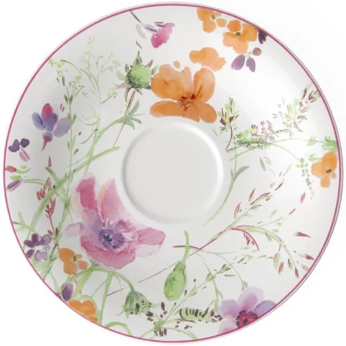 Miniatura 17 de Villeroy & Boch Mariefleur Gris Basic Breakfast - Plato redondo de porcelana premium con una decoración de flores juguetona, apto para lavavajillas