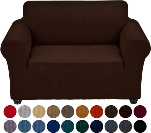 Miniatura 34 de Joccun Funda Elástica para Silla Sofá, Funda de Sofá de 1 Pieza Tela Jacquard de Spandex con Parte Inferior Elástica, Protector de Muebles Lavable
