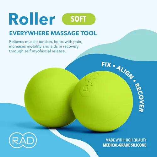 Miniatura 2 de Herramientas de Liberación Miofacial RAD Roller I. Múltiples densidades I Movilidad y recuperación del masaje, Verde