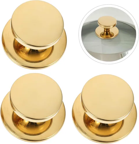 Miniatura 2 de Juego de 4 piezas de mango de tapa para olla, mango de olla, perillas de cubierta de tapa, kit de reparación universal de repuesto para cazuela