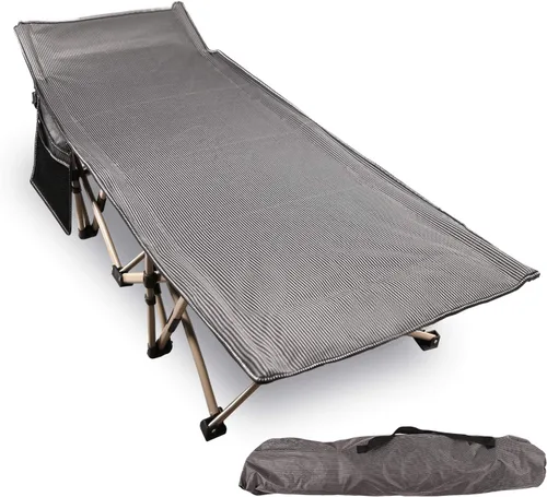 Miniatura 11 de REDCAMP Catres de Campamento de Tamaño Grande para Adultos 500lbs, 33.5'' Catres para Dormir Extra Anchos y Altos Resistentes, Catres XL Portátiles