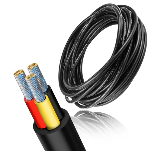 Miniatura 11 de Cable conductor de calibre 14, 4 conductores de cobre estañado 14/4 de 10 pies, cables eléctricos trenzados para altavoz, automoción, termostato