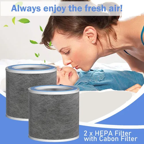 Miniatura 6 de HP102 - Filtro de repuesto HEPA verdadero compatible con Shark HP102 y HP102PET y HC452 y HP132 y HC450 y HC451 y HC455, True HEPA para el 99.97%