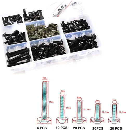 Miniatura 4 de Kits de carrocería para motocicleta, un juego de tornillos de carenado para Yamaha T-MAX 500 T-MAX 530 TMAX 500 TMAX 530 MT-01 MT-03 MT-07 MT-09 YZF