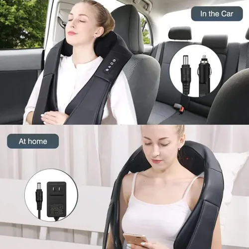 Miniatura 6 de IUI Masajeador de cuello para aliviar el dolor de tejido profundo, masajeadores de espalda con calor, masajeadores eléctricos para cuello, espalda