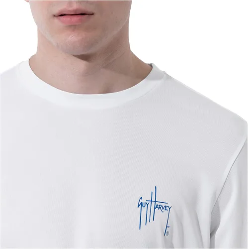 Miniatura 4 de Guy Harvey Camisa de protección solar de rendimiento de manga larga para hombre UPF 50+