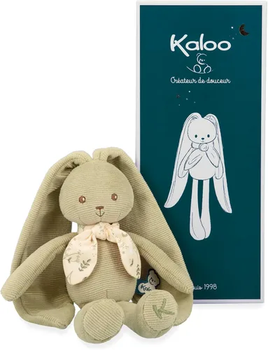 Miniatura 19 de Kaloo Lapinoo My First Friend K969938 - Conejo de pana, lavable a máquina, 10 pulgadas de alto en caja de regalo, color aguamarina a partir de 0 años