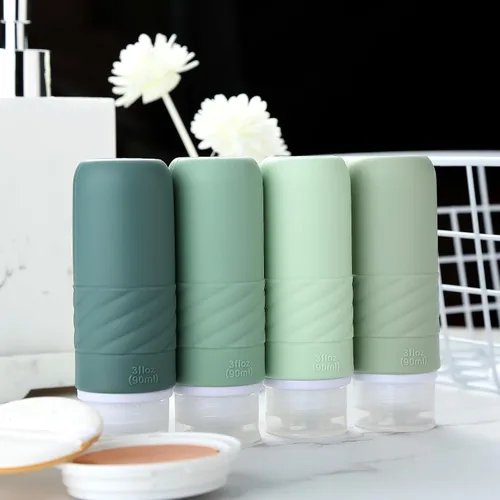 Miniatura 6 de Gemice Botellas de Viaje para Artículos de Aseo Personal, Aprobadas por la TSA, Botellas de Viaje Portátiles de 3oz, Envases de Tamaño de Viaje sin