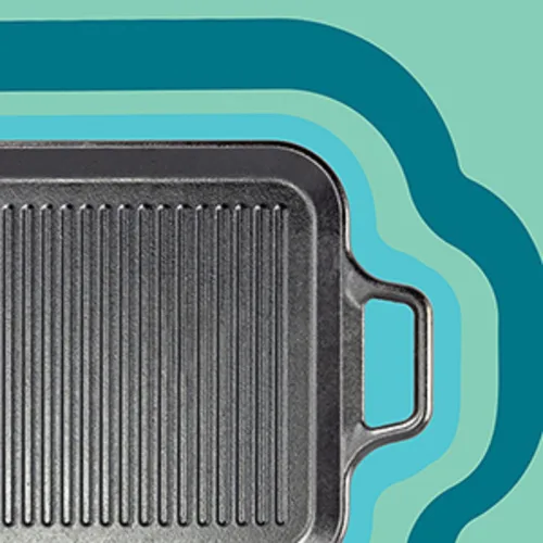 Miniatura 5 de Lodge BOLD - Sartén de hierro fundido sazonado de 12 pulgadas con asas de bucle; utensilios de cocina de diseño