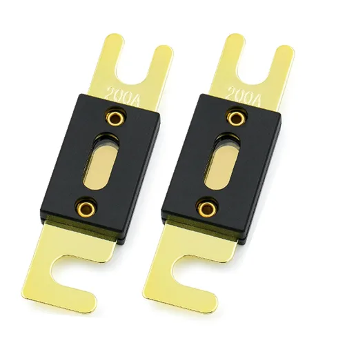 Miniatura 13 de Baomain Paquete de 2 fusibles ANL de 300 A a granel con terminales chapados en oro para audio de automóvil, amplificador, camión, barco, RV
