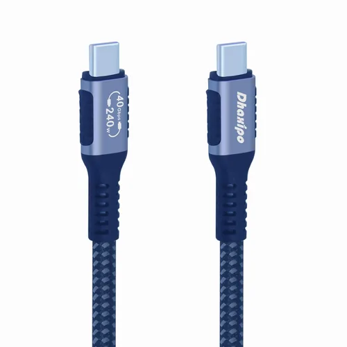 Miniatura 11 de Cable de alimentación USB 4 para Thunderbolt 4/3 240W/100W, 5K/4K/8K @60Hz para cable Thunderbolt 4, transferencia de datos de 3.0 ft/3 pies 40 Gbps