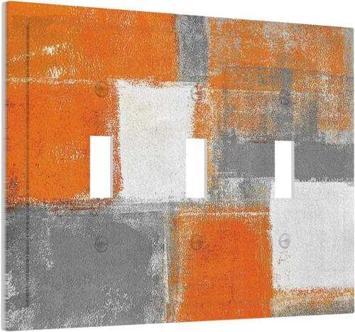 Miniatura 103 de Cubiertas decorativas para placa de interruptor, bandera estadounidense, receptáculo de 1 banda, placa de pared dúplex, cubierta de interruptor