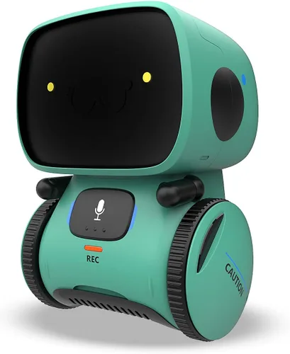 Miniatura 11 de KaeKid Robots para niños, robótico inteligente interactivo con sensor táctil, control de voz, reconocimiento de voz, canto, baile, repetición