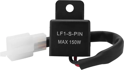 Miniatura 3 de (1) Relé de intermitencia LED electrónico de 2 pines 12V LF1-S-PIN MAX 150W para corregir el hiperdestello de las luces intermitentes LED