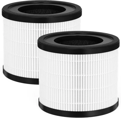 Paquete de 2 filtros de repuesto H7120 compatibles con purificador Govee H7120, número de pieza H7120101, filtros 3 en 1