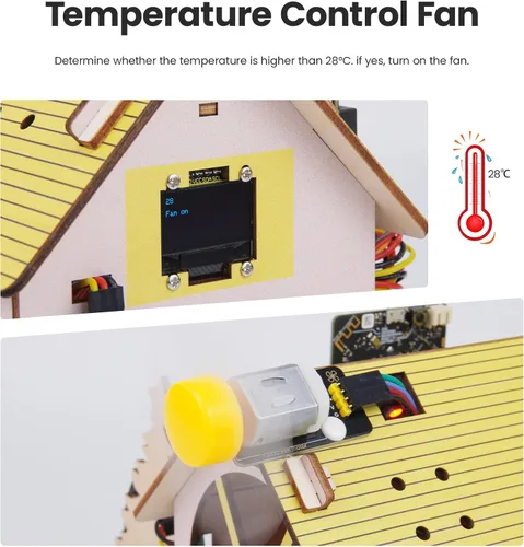 Miniatura 6 de Microbit Smart Home para microbit V1 y V2, kit de codificación STEM educativo DIY con tutorial en línea, kit de programación electrónica