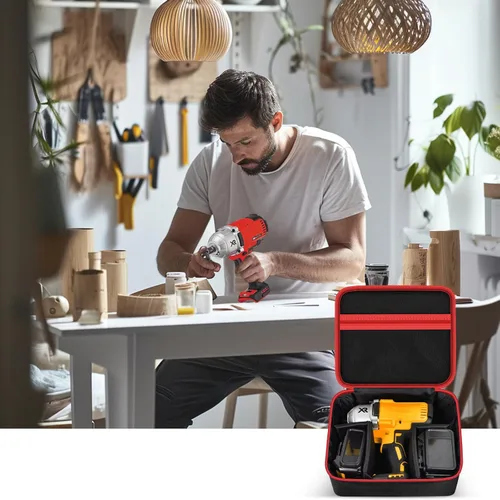 Miniatura 8 de Funda para conductor de impacto compatible con DEWALT 20V MAX XR DCF787D1 DCF845B DCF900B DCF961B DCF891B DCF899B DCF900P1, soporte de carrito
