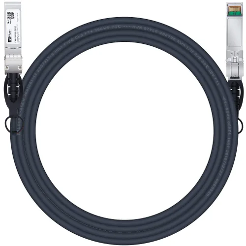 Miniatura 12 de H!Fiber SFP+ Cable 10G SFP+ DAC, 0.8 ft (0.82 pies), cable Twinax de cobre de conexión directa pasiva para Cisco SFP-H10GB-CU0.25M, Ubiquiti UniFi