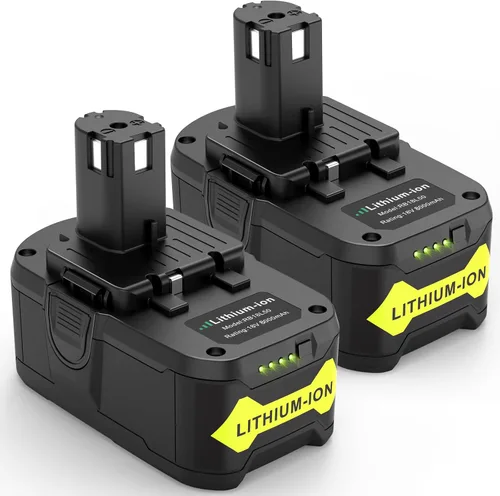 TREE.NB Reemplazo de 18 voltios y 8.0 Ah para batería de litio Ryobi de 18 V, capacidad ultra alta, compatible con Ryobi ONE+ batería de 18 V P102