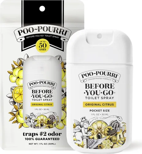 Miniatura 16 de Poo-Pourri - Spray para inodoro antes de ir, aroma cítrico original, 4 onzas líquidas