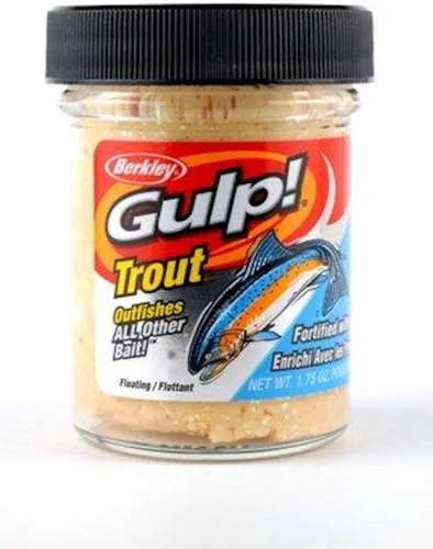 Miniatura 11 de Berkley Gulp! Masa de cebo para pesca de trucha chunky chartreuse