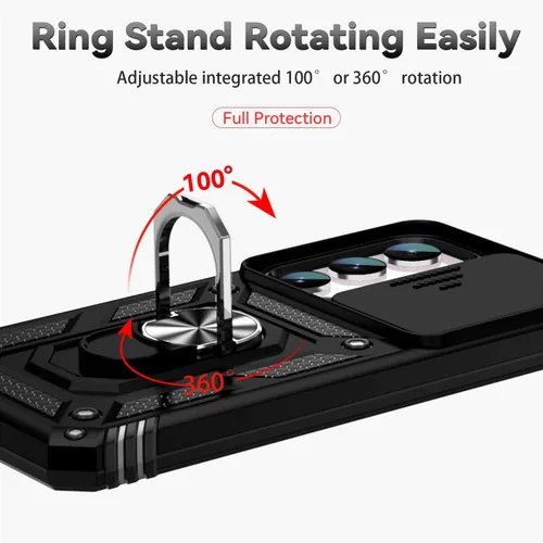 Miniatura 2 de Funda para Galaxy S23 FE, con protectores de pantalla y funda para cámara, [grado militar] de 16 pies. Funda a prueba de caídas con funda protectora
