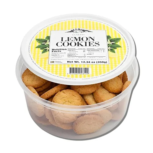 Nyakers - Galletas de limón suecas – Originales, famosas y antiguas galletas gourmet de limón tradicionalmente horneadas en Suecia desde 1952 –