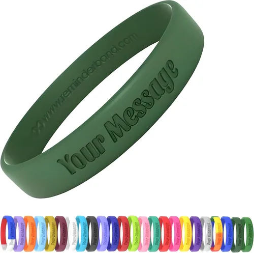 Miniatura 15 de Pulseras de silicona personalizadas de Reminderband, pulseras de silicona personalizadas, pulseras personalizables, pulseras personalizadas de goma