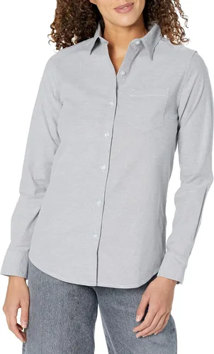 Miniatura 9 de Amazon Essentials Camisa Oxford elástica de manga larga con botones para mujer (disponible en tallas extragrandes)