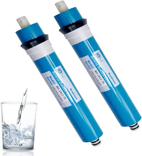 Miniatura 19 de Huining Paquete de 4 tubos de agua para membrana de ósmosis inversa Filtro de agua de membrana RO residencial Reemplazo Cartrige para sistema