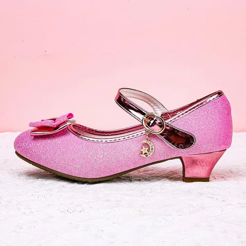 Miniatura 4 de Zapatos de ballet Mary Jane para niñas, zapatos de princesa de tacón bajo